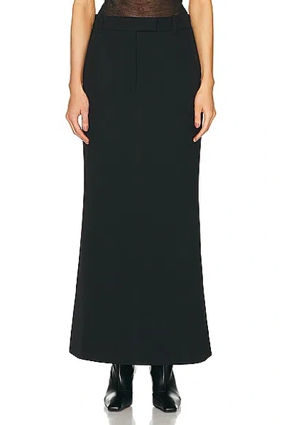 Acne Studios Maxi Skirt In 900 Black