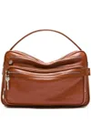 Acne Studios Medium Camero Leather Shoulder Bag In Brown