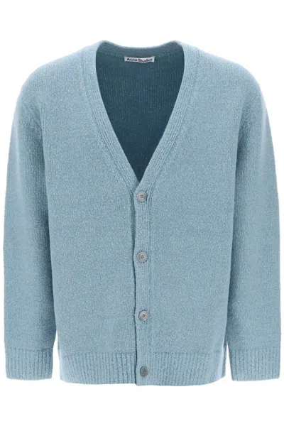 Acne Studios Cardigan Sweater In Light Blue