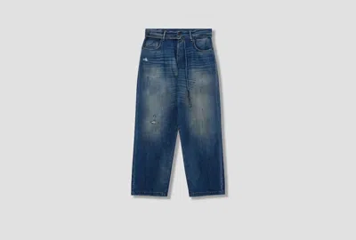 Acne Studios Men's 1991 Trafalgar Mini Pants In Blue