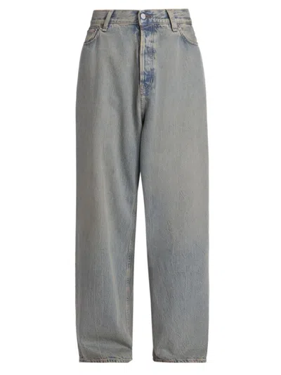 Acne Studios Men's 2021 Wide-leg Jeans In Blue Beige