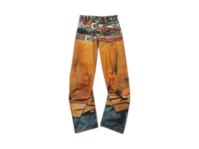 Pre-owned Acne Studios Men's  2006m Loose Fit Jeans In Better Scarelet Red