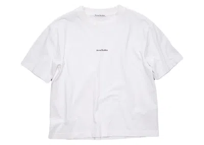 Pre-owned Acne Studios Men's  Crew Neck T-shirt In Optic White