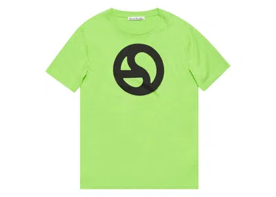 Pre-owned Acne Studios Men's  Printed Sharp T-shirt In Green
