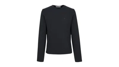 Pre-owned Acne Studios Men's  Regular Fit Long Sleeve Tee Shirt In Black