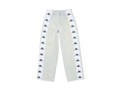 Pre-owned Acne Studios Men's  X Kappa Baggy Fit 1981m Jeans In Light Wash
