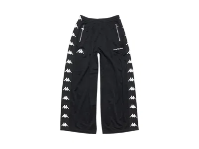 Pre-owned Acne Studios Men's  X Kappa Relaxed Fit Trousers In Black