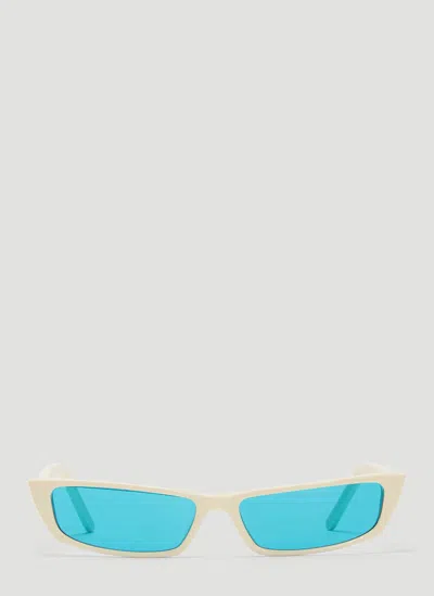 Acne Studios Men Agar Sunglasses In White