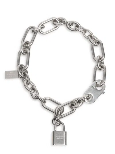 Acne Studios Men's Ainlock Brass Necklace In White