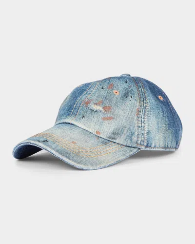 Acne Studios Men & Apos;s Carily Baseball Cap In Mid Blue