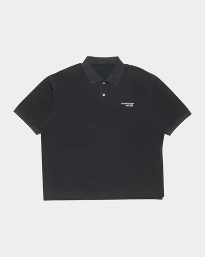 Acne Studios Men & Apos;s Egnes Cotton Logo Polo Shirt In Multi