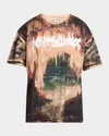 Acne Studios Graphic T-shirt In Brown