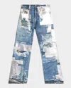 Acne Studios Multi-pocket Casual Pants In Blue