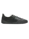 Acne Studios Bars Leather Sneakers In Black