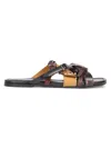 Acne Studios Leather Belts Strap Sandals In Multi
