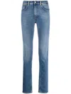 ACNE STUDIOS MEN'S BLUE NORTH SKINNY-FIT ORGANIC COTTON DENIM JEANS