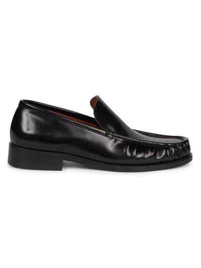 Acne Studios Men's Boafer Leather Loafers In Black
