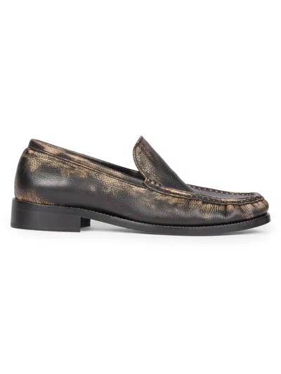 Acne Studios Men's Boafer Light Bob Leather Loafers In Multi