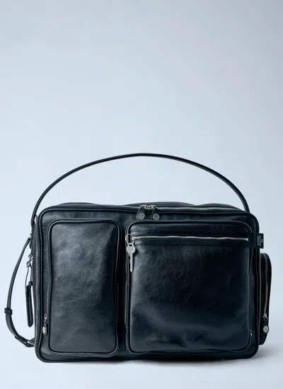 Acne Studios Men Camero Hotel Shoulder Bag In Black