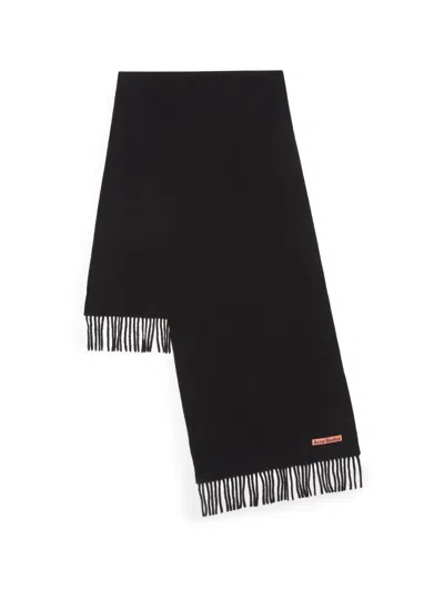 Acne Studios Men's Canada Wool Scarf In Black