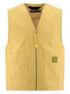 Acne Studios Men's Canvas Vest Jacket In Gold
