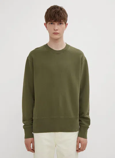 Acne Studios Men Classic Sweatshirt In Green