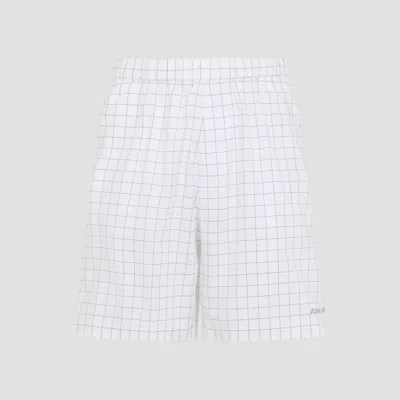 Acne Studios Men's Cotton Mini Shorts In White