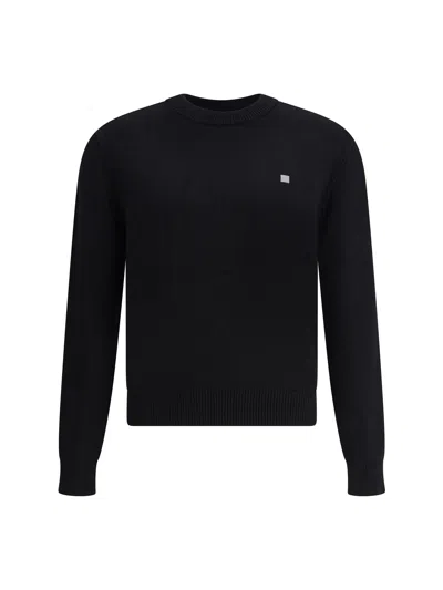 Acne Studios Men Cotton Sweater In Black