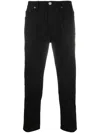 Acne Studios Cotton Denim Jeans In Multicolor