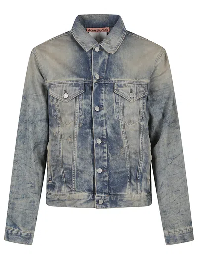 Acne Studios Men Denim Jacket In Blue