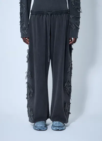 Acne Studios Men Distressed Logo Track Pants