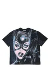 Acne Studios X Dc Catwoman T-shirt Black In Black