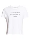 Acne Studios Off-white Logo T-shirt In White