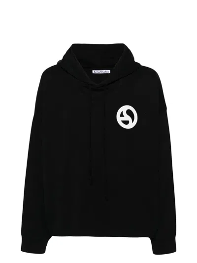 ACNE STUDIOS MEN'S FESTER LOGOGRAM HOODIE