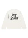 Acne Studios Gothic Logo T-shirt In White