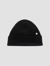 Acne Studios Krivi Wool-blend Rib-knit Beanie In Black