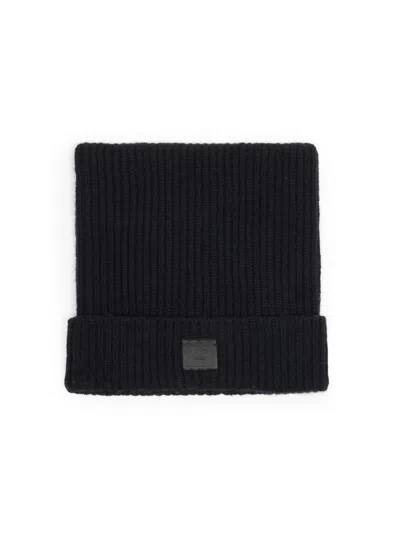 Acne Studios Men's Kua Rib-knit Beanie In Black