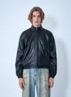 Acne Studios Full-zip Leather Jacket In Black