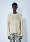 Acne Studios Edden U Long Sleeve Tee Sand Beige In Neutral