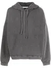 Acne Studios Man Black Sweatshirts In Gray