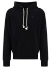 Acne Studios Fairah Hood X M Face Regular Fit Hoodie In Black