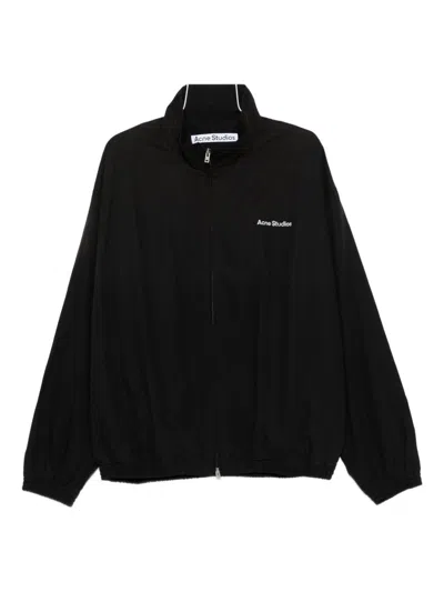 Acne Studios Men Nylon Blouson Jacket In Black