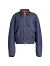 Acne Studios Men's Ohniev Denim Jacket In Blue
