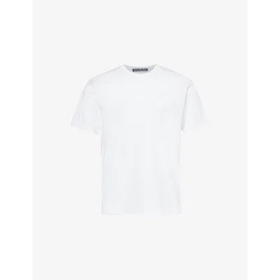 Acne Studios Mens Optic White Nash Cotton-jersey T-shirt