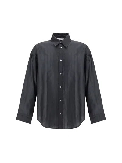 Acne Studios Men Oversized Shirt In Black
