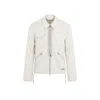 ACNE STUDIOS MEN'S POLYESTER JACKET FOR SS24 IN NUDE AND NEUTRALS