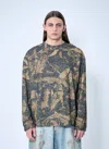 Acne Studios Mens Mud Brown Camo Enick Camouflage Cotton-jersey T-shirt In Multi