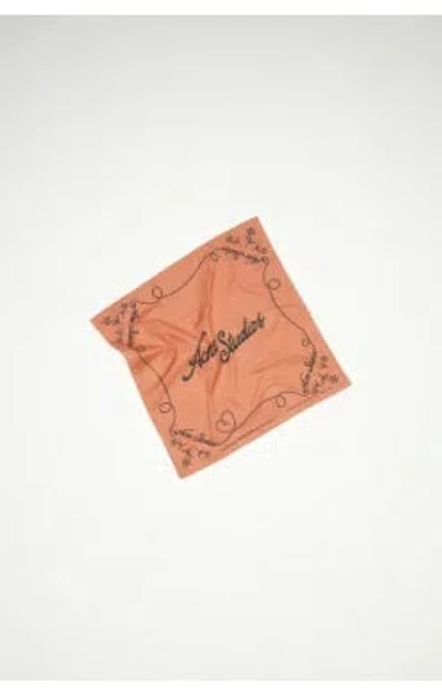 Acne Studios Men Scarves In Orange
