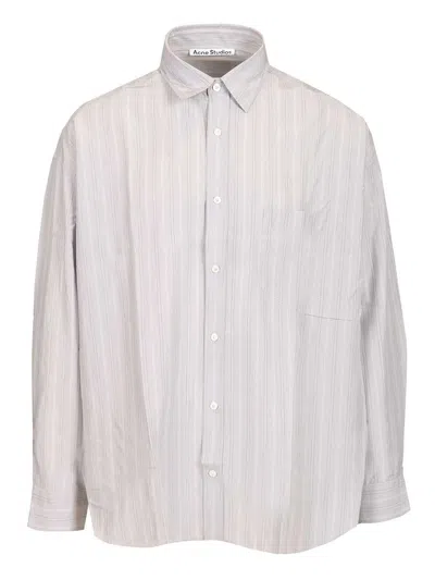 Acne Studios Men Striped Shirt In Multi
