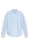 Acne Studios Men's Sunnie Recycled Cotton Oxford Shirt In Lightblue